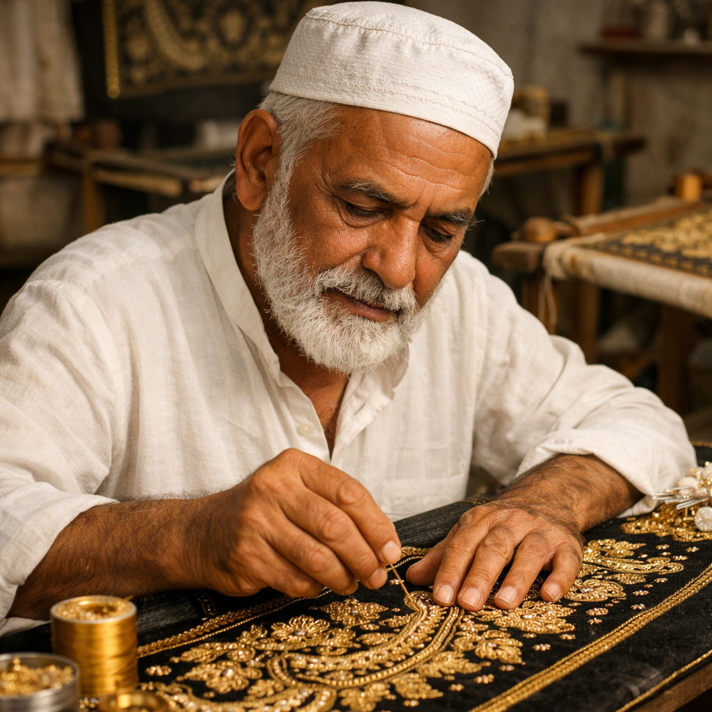 Abdul Rehman - Zardozi Embroiderer