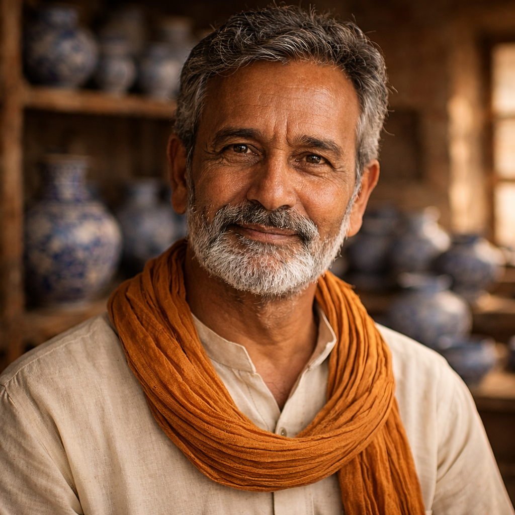 Ramesh Kumar - Blue Pottery Master