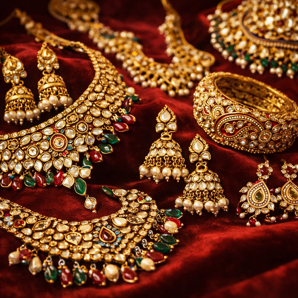 Traditional Indian jewelry collection