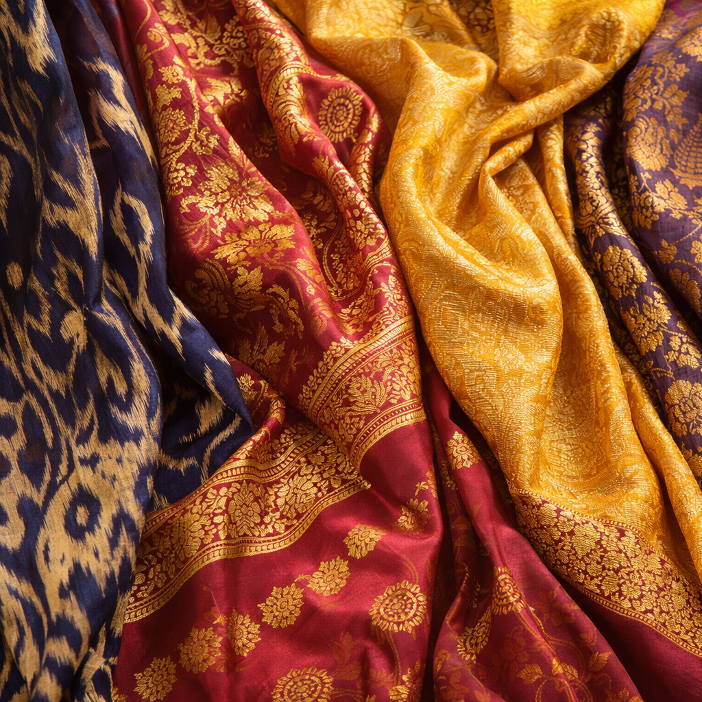 Traditional Indian handwoven textiles