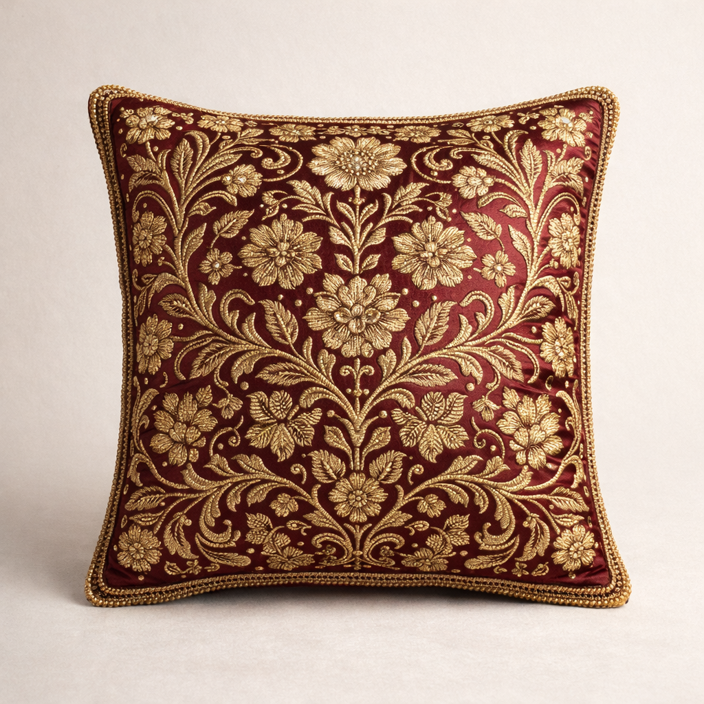 Zardozi Cushion Cover